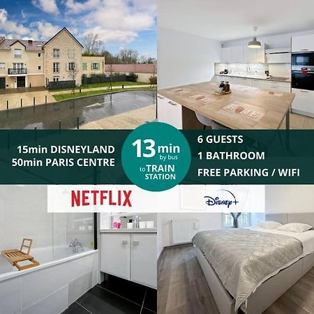 Le Cosy Villeneuve - Appartement Cosy Pour 6 A Disneyland Paris Buitenkant foto